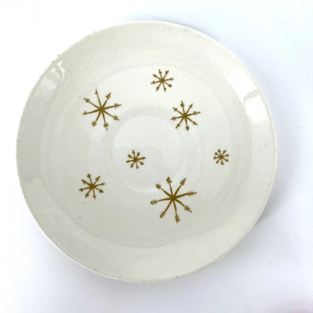 Royal China Star Atomic MCM Glow Saucer only, NO CUP